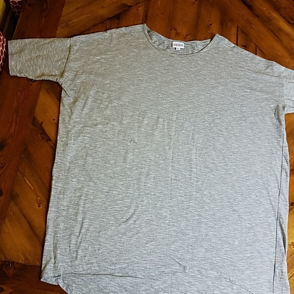 LuLaRoe grey tunic shirt